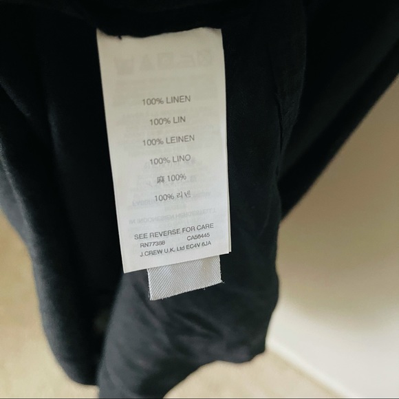 J. Crew Black Linen Halter Maxi Dress - Picture 5 of 6